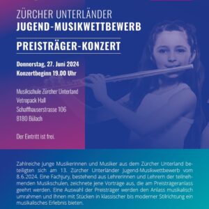 Flyer Preisträgerkonzert 2024