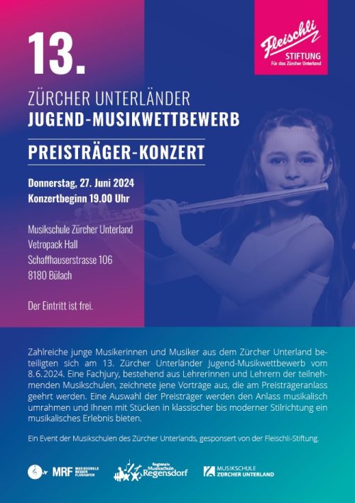 Flyer Preisträgerkonzert 2024